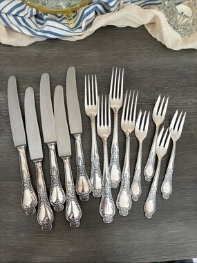 Vintage Solingen Rostfrie and Alpacca Versilbert Silverware 13 pieces